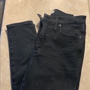 NWT Madewell Black Skinny Jeans